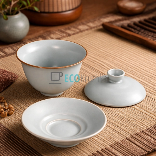 Гайвань порцелянова 170 мл “Піднебесна” блакитна (TC032- ...