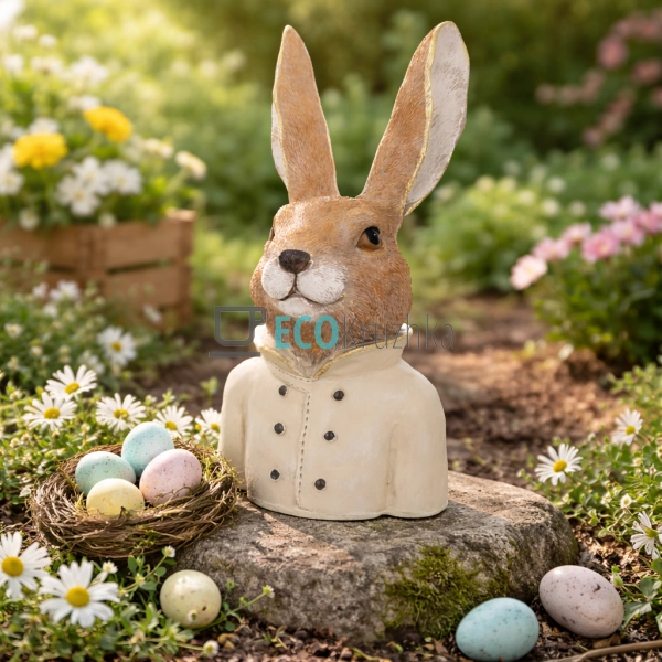 Декоративна фігурка Кролик бюст 25.5 см (218-012)