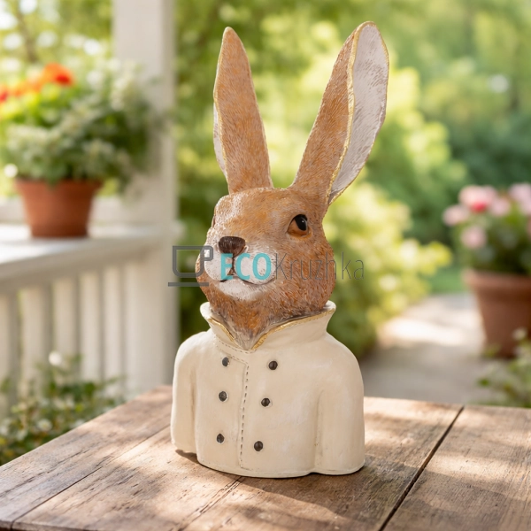 Декоративна фігурка Кролик бюст 25.5 см (218-012)