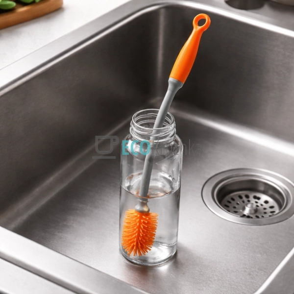 Йоржик для пляшок Maestro 300 мм Помаранжевий MR-1163