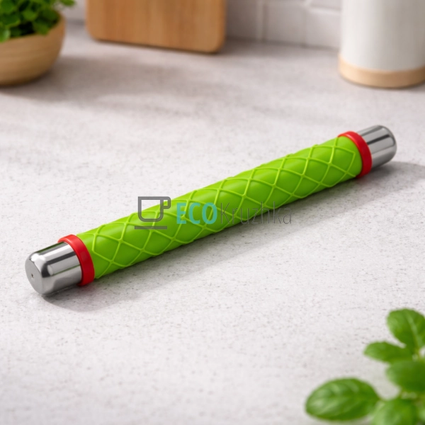 Силіконова качалка з 2 знімними регульованими кільцями д ...