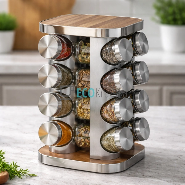 Набір для спецій карусель 360⁰ на 16 ємностей Edenberg E ...