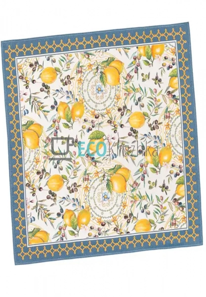Скатертина гобеленова на стіл Лимони 137 х 240 см (041-2 ...