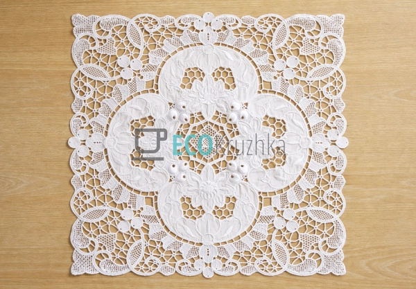 Бавовняна серветка на стіл Lace Medallion 38 х 38 см (44 ...
