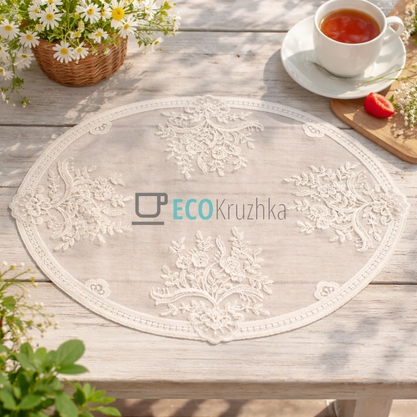 Мереживна серветка на стіл Classic Lace 30 х 43 см (445- ...
