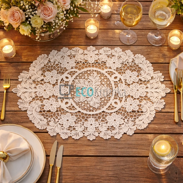 Мереживна серветка на стіл Heritage Lace 30 х 45 см (445 ...