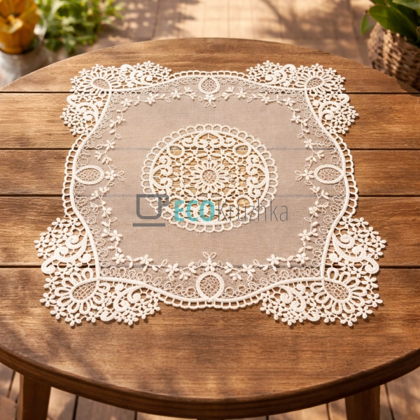 Мереживна серветка на стіл Classic Lace 35 х 35 см (445- ...