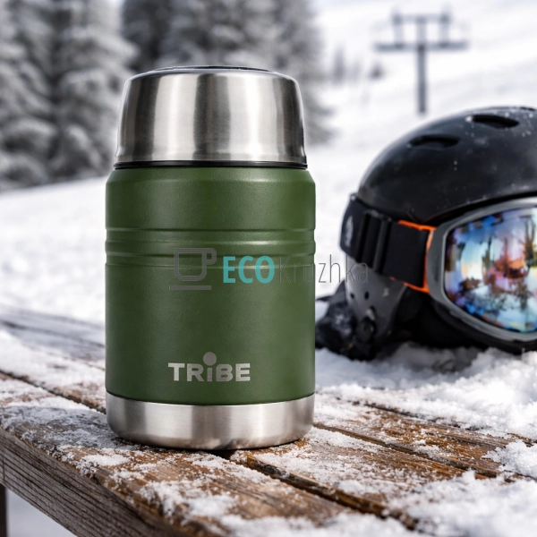 Термос харчовий Tribe Jar Food 450 мл з нержавіючої стал ...