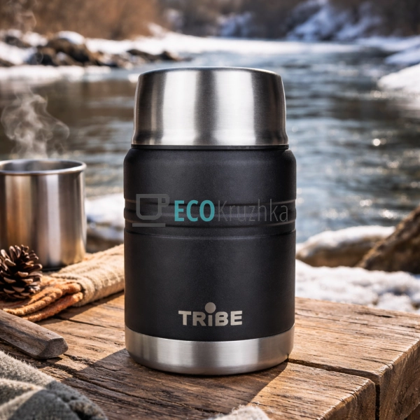 Термос харчовий Tribe Jar Food 450 мл з нержавіючої стал ...