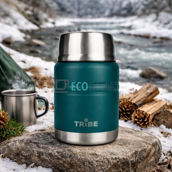 Термос харчовий Tribe Jar Food 450 мл з нержавіючої стал ...