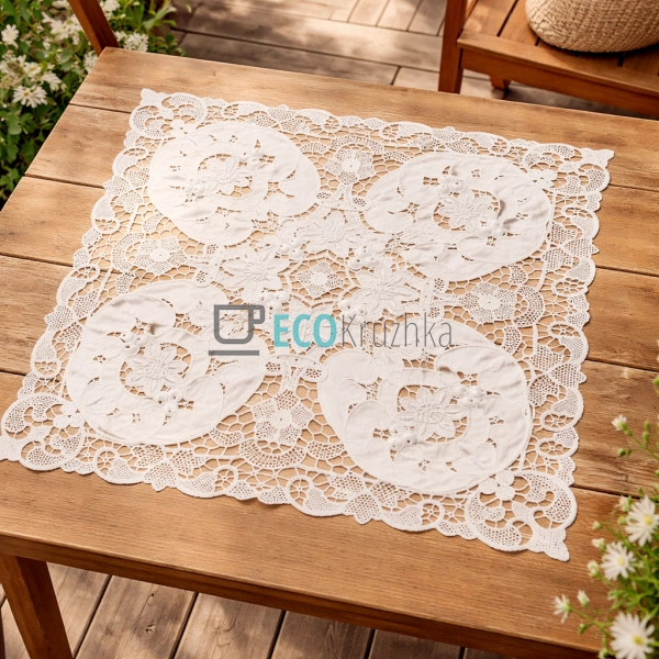 Бавовняна серветка для сервірування Lace Medallion 58 х  ...