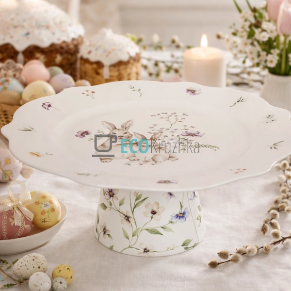 Фарфорова підставка для торт ...