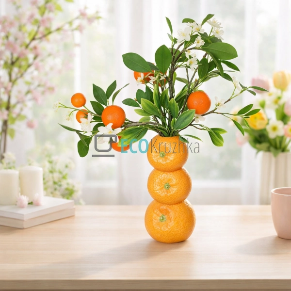 Декоративна фруктова композиція з мандаринами для інтер’ ...
