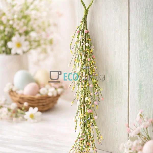 Великодня декоративна гірлянда з ягодами та листям 162 с ... Великодня декоративна гірлянда з ягодами та листям 162 с ...