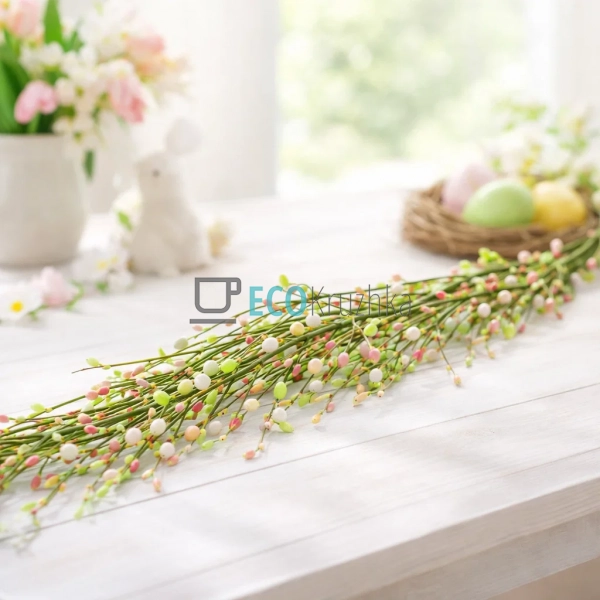 Великодня декоративна гірлянда з ягодами та листям 162 с ... Великодня декоративна гірлянда з ягодами та листям 162 с ...