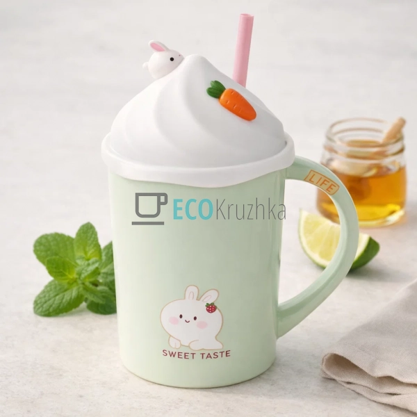 Заварник порцеляновий Sweet Taste 400 мл зелений (927-22 ... Заварник порцеляновий Sweet Taste 400 мл зелений (927-22 ...