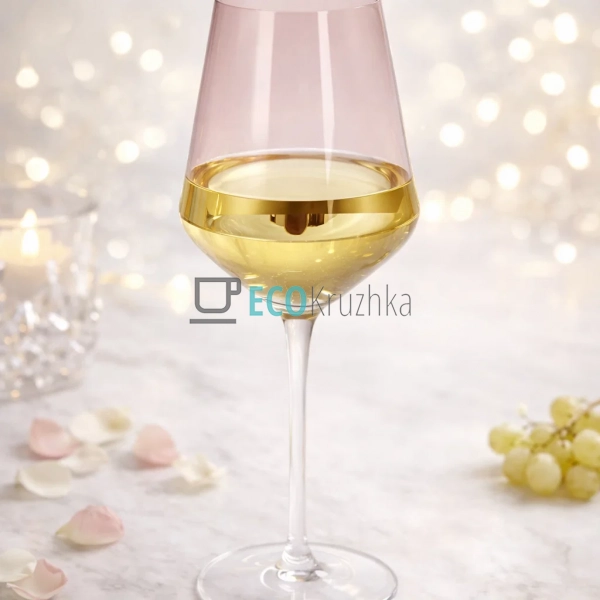 Набір келихів для білого вина Etoile 400 мл винного коль ...