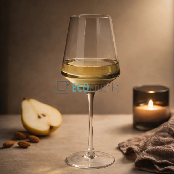 Набір келихів для білого вина Etoile 400 мл димчастий сі ...