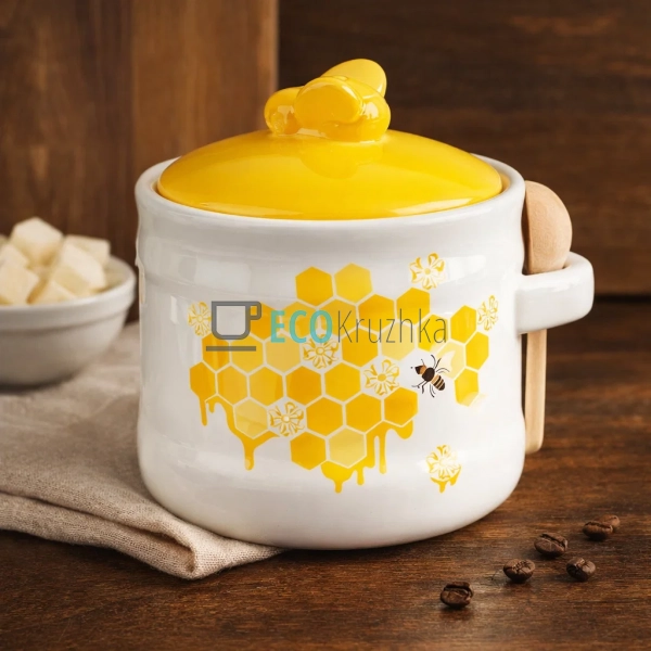 Керамічна банка Honey з дерев