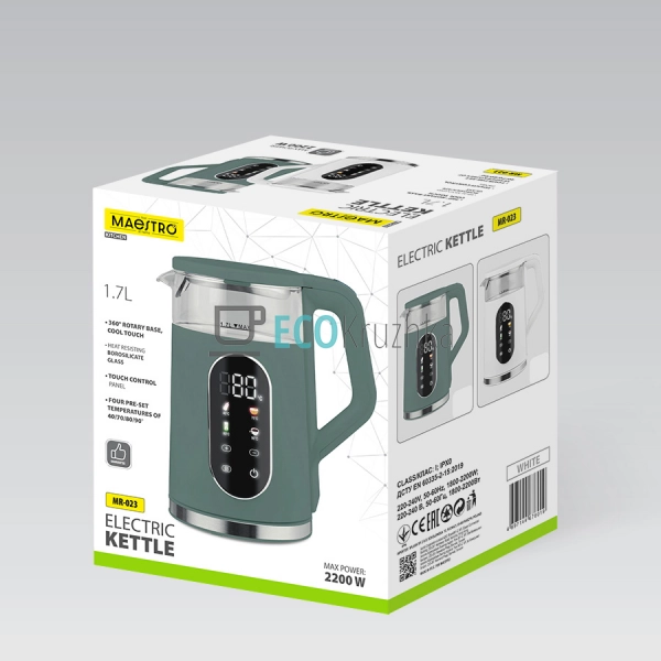 Електричний чайник 1.7 л Maestro MR-023-WHITE