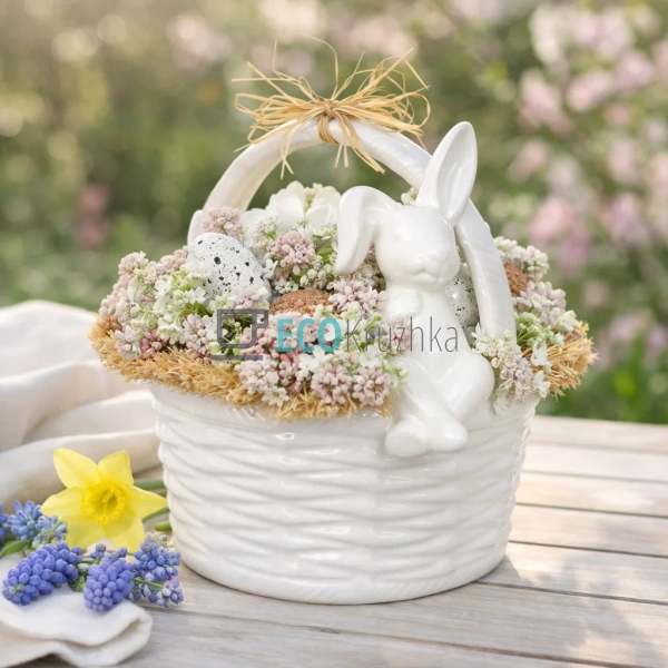 Декоративна великодня композиція 15×14×16 см (A-281) Декоративна великодня композиція 15×14×16 см (A-281)
