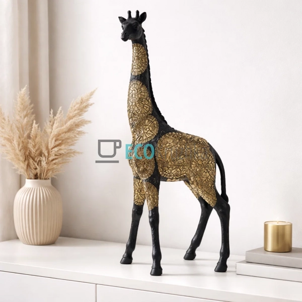 Декоративна фігура Жираф 51 см Чорний із золотом (450-90 ... Декоративна фігура Жираф 51 см Чорний із золотом (450-90 ...