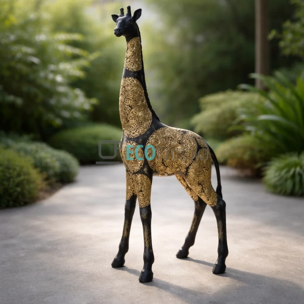 Декоративна фігура Жираф 51 см Чорний із золотом (450-90 ... Декоративна фігура Жираф 51 см Чорний із золотом (450-90 ...