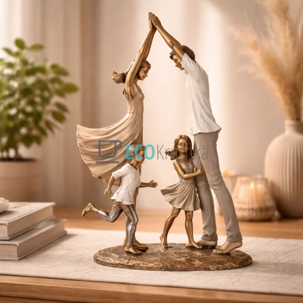 Декоративна статуетка Щаслива сім