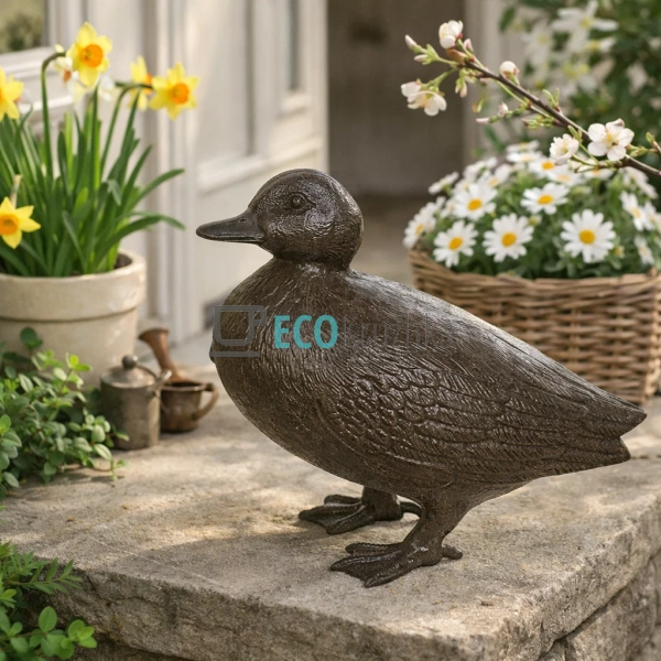 Декоративна чавунна фігура Качка 21.5×11×19 см (992-804) Декоративна чавунна фігура Качка 21.5×11×19 см (992-804)
