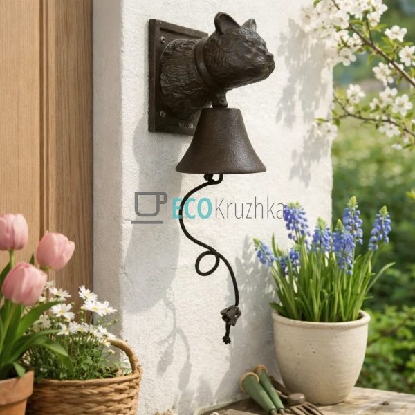 Дзвіночок чавунний 13.5х10.5х16 см (992-782) Дзвіночок чавунний 13.5х10.5х16 см (992-782)