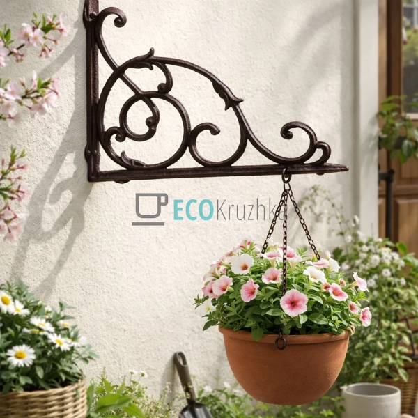 Кронштейн настінний чавунний 33.5х4х23 см (992-750) Кронштейн настінний чавунний 33.5х4х23 см (992-750)