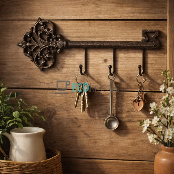 Вішалка Ключ чавунна 38.5х6х16 см (992-757)