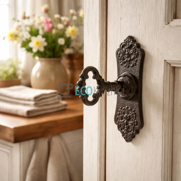 Ручка дверна Ключ чавунна 11х5х13.5 см (992-700) Ручка дверна Ключ чавунна 11х5х13.5 см (992-700)