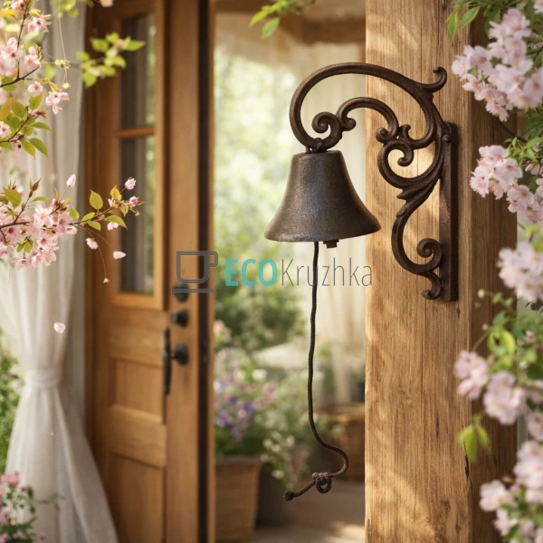 Дзвіночок чавунний 16.5х10х22 см (992-705) Дзвіночок чавунний 16.5х10х22 см (992-705)