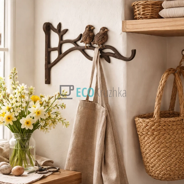 Гачок Птахи чавунний 23х4.5х17 см (992-775)