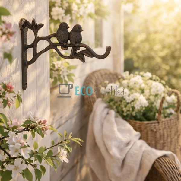 Гачок Птахи чавунний 23х4.5х17 см (992-775)