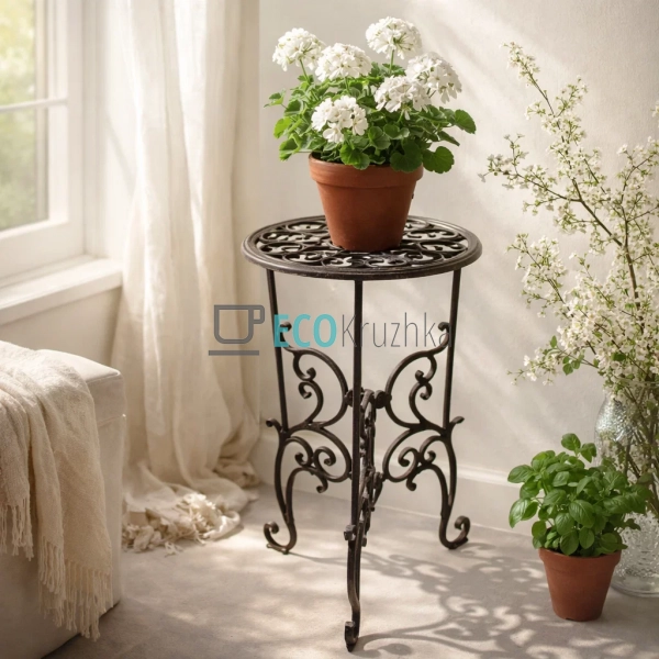 Підставка для квітів чавунна 28х49.5 см (992-735)