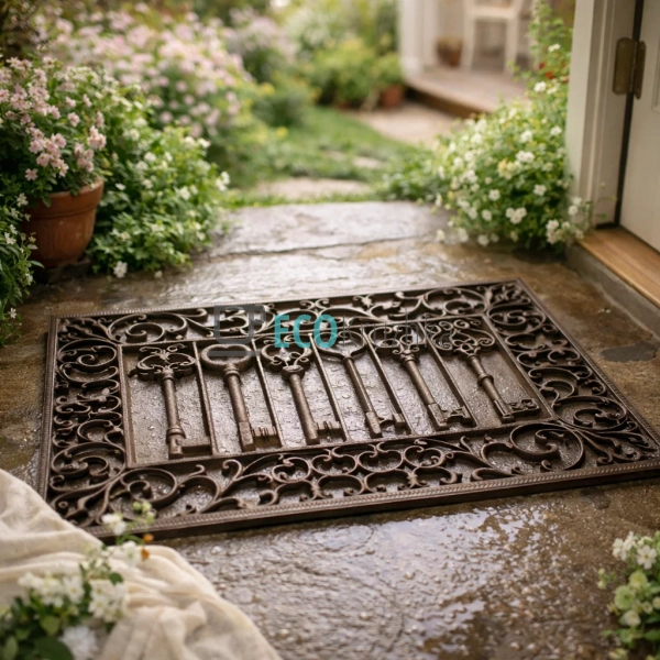 Килимок переддверний чавунний 59х39х1.5 см (992-733)