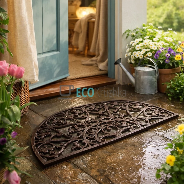 Килимок переддверний чавунний 61х32х1.6 см (992-732)