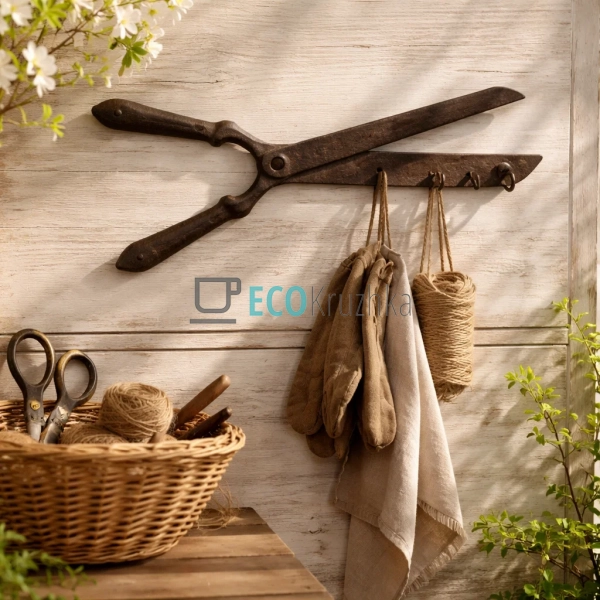 Гачок Ножиці чавунний 29.5х3.5х12.3 см (992-772)