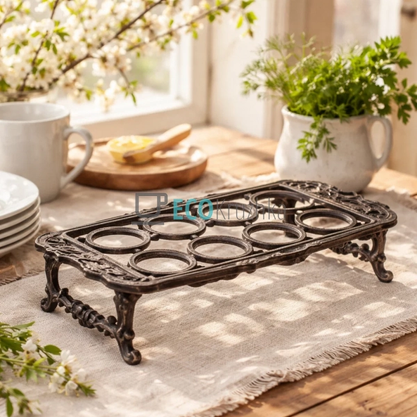 Підставка для 8 яєць чавунна 29х18х7.5 см (992-745)