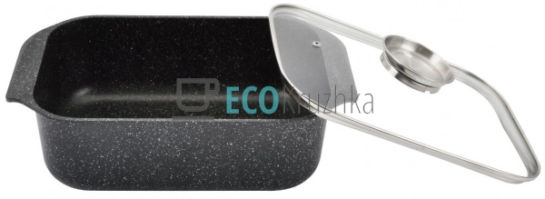 Гусятниця Edenberg EB-4608 5.1 л зі скляною кришкою та м ...