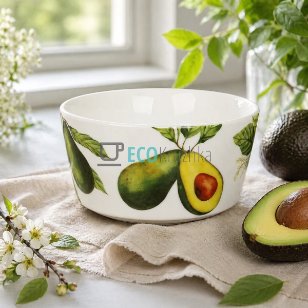 Піала порцелянова Avocado Garden 750 мл (K320)