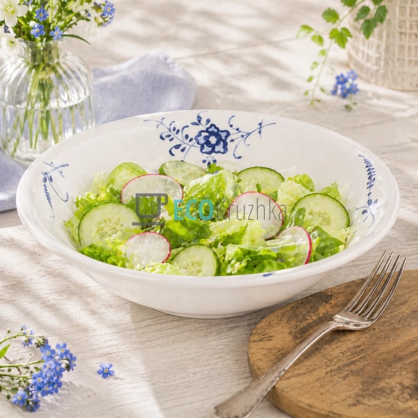 Салатник порцеляновий Azure Blossom 550 мл (K277)