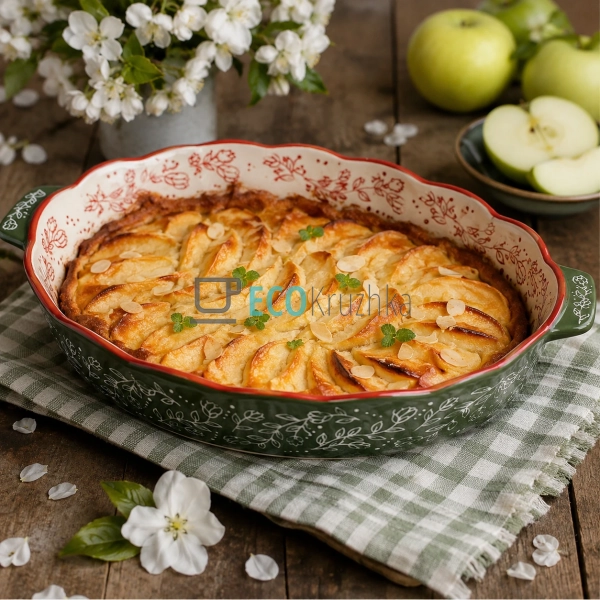 Овальна форма для випічки Country Flowers 35х21.5х6.8 см ...