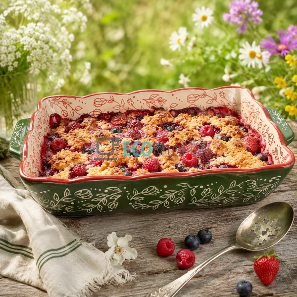 Прямокутна форма для випічки Country Flowers 28х17.5х5.5 ...