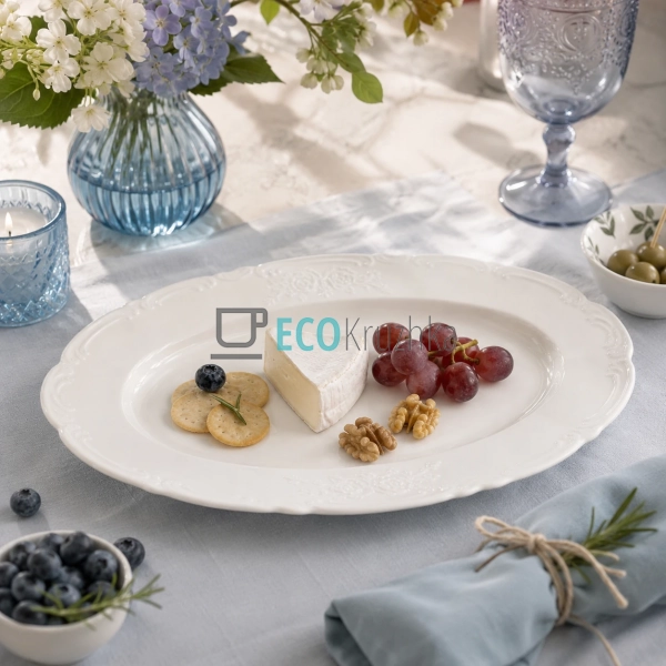 Блюдо порцелянове овальне Chateau Blanc Collection 33 см ...