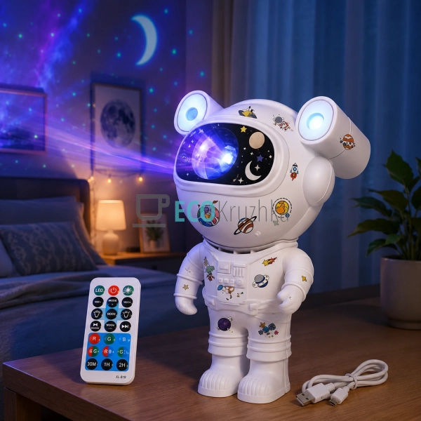 Зірковий 3D-проєктор XL-731 Astronaut нічник космонавт п ...