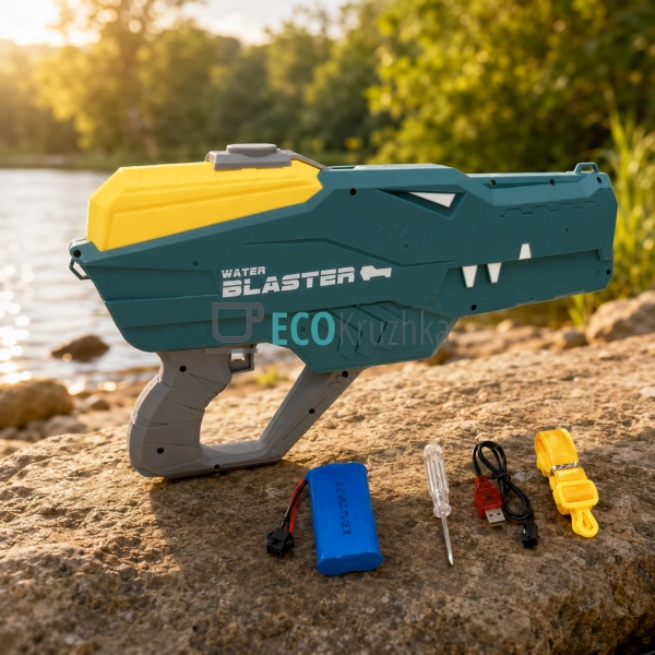 Водяний пістолет дитячий крокодил Water Gun бластер водний автомат для ігор на вулиці та пляжі (2112) Водяний пістолет дитячий крокодил Water Gun бластер водний автомат для ігор на вулиці та пляжі (2112)