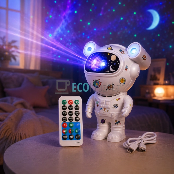 Зірковий 3D-проєктор XL-731 Astronaut нічник космонавт п ... Зірковий 3D-проєктор XL-731 Astronaut нічник космонавт п ...